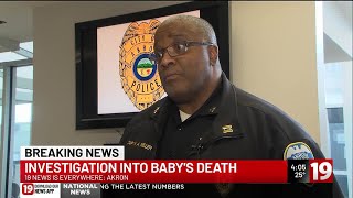 Akron baby's death ruled a homicide; 28-year-old man charged