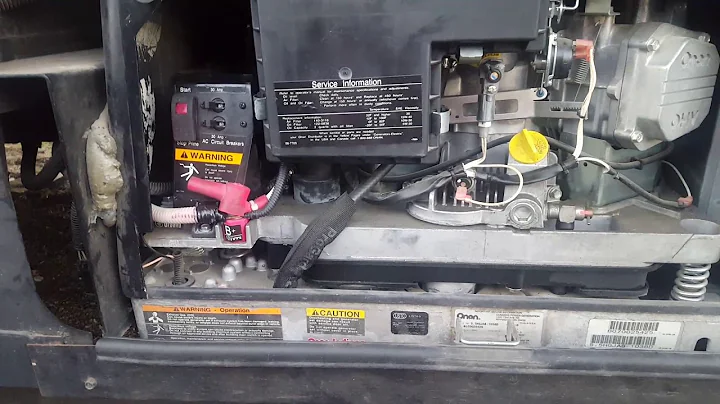 Fixing error 14 code on my Onan Marquis Gold 5500 RV generator