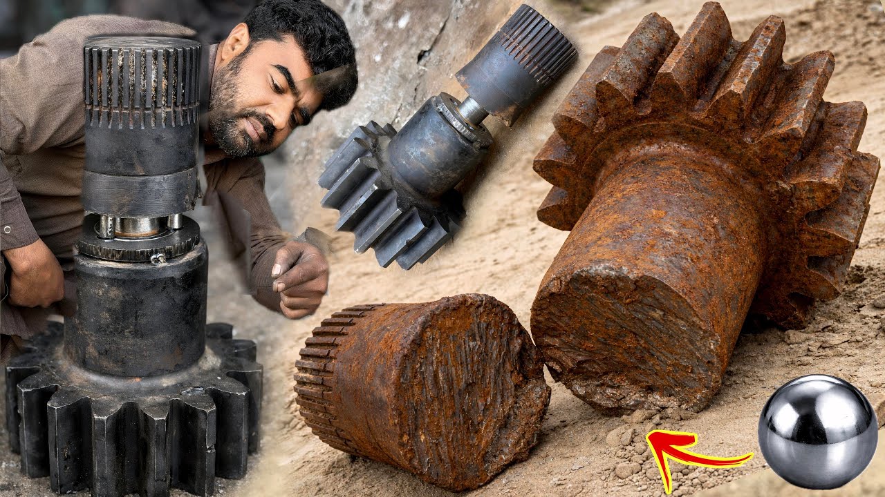 This Broken Heavy Gear An Expert Mechanic Brings it Back to Tife With Pure Skill and Determination
