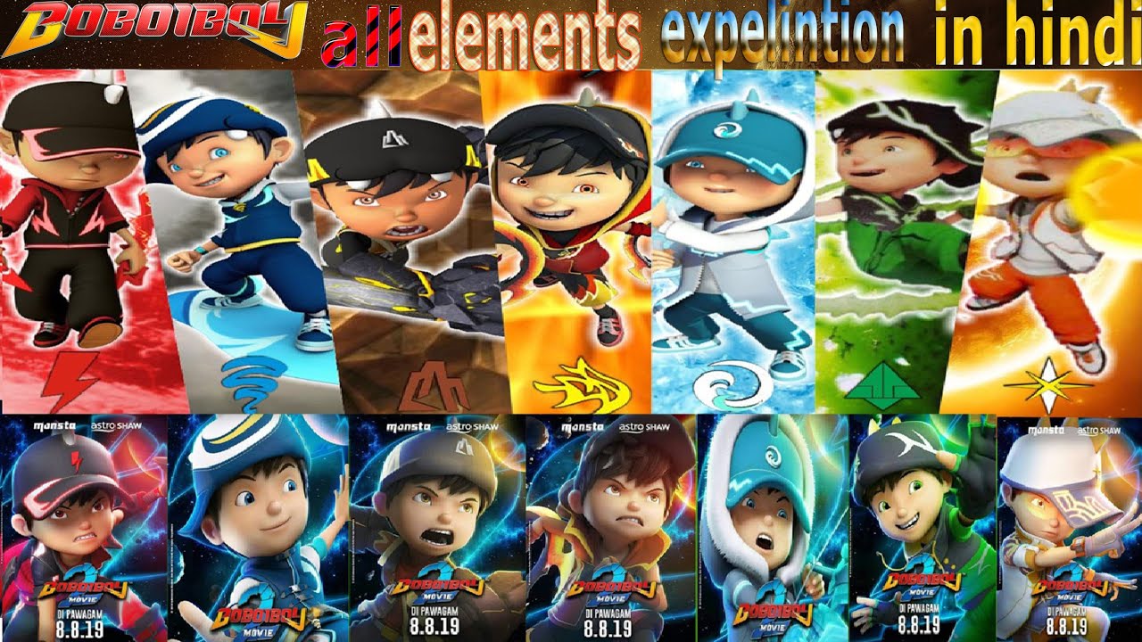  Boboiboy  elements  Level 2 in hindi about boboiboy  all  