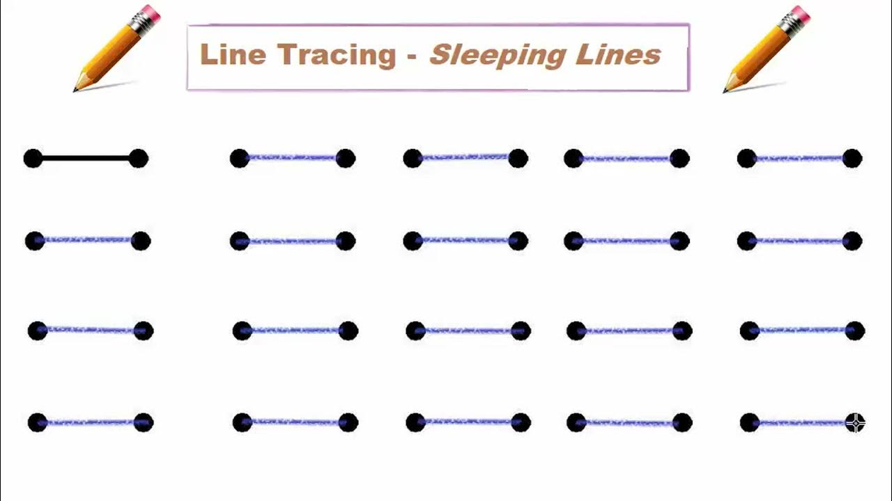 Line Tracing Sleeping Lines YouTube