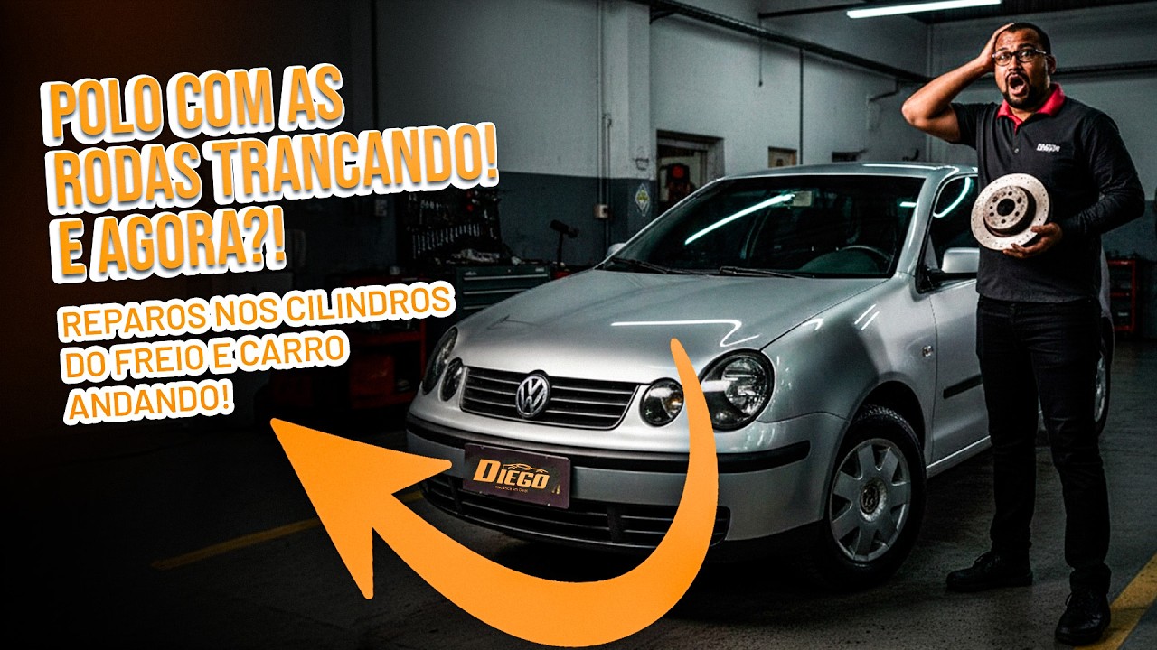 Polo Travando as Rodas Dianteiras! Descubra o Problema no Sistema de Freio