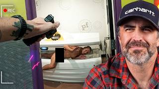 Naked Man Climbs Into Roof And Stalks 17 Year Old Worker Trapped in Office At Planet Fitness