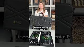Professional Backgammon Set That Looks Insane 🎯 #boardgame #craftsmanship