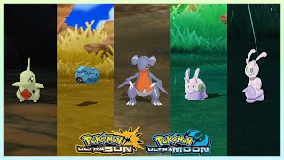 Pokemon Ultrasun Ultramoon - Larvitarbeldumgabitegoomy Sliggoo Locations