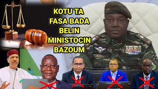 Bazoum Ta Leqo Ta Koma Kotu Ta Fasa Bada Belin Ministocin Bazoum Da Aka Bada Belin Su Satin Baya