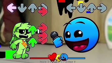 FNF - Smiling Critters vs Geometry Dash | ALL PHASES | Fire in The Hole