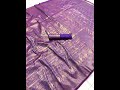 Banarasi handloom soft silk weaving  saree with rich pallu n rich  latest design of weaving saree
