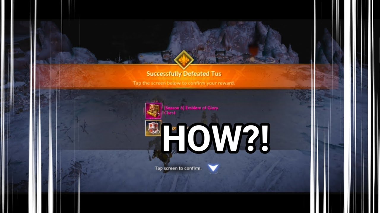 How to get Pink Emblem of Glory: Snow Tus Nest | Black Desert Mobile - 1 out of a RNG [INSANE LUCK!]