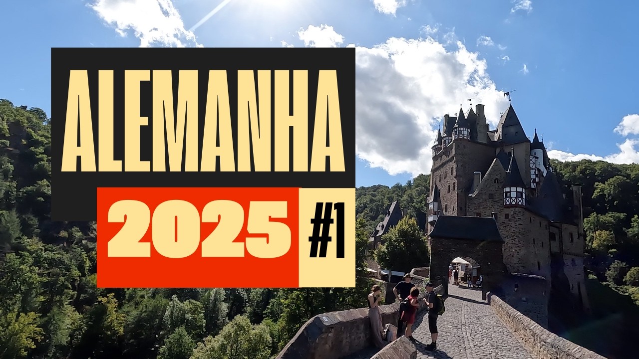 ALEMANHA EM FAMÍLIA 2025 #1 - Avião, Koblenz, Bonn, Burg Eltz - Setembro 2025