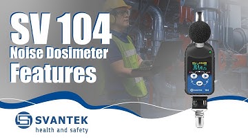 Personal noise dosimeter | SV 104 | SVANTEK | Features