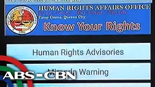 TV Patrol: 'Know Your Rights' mobile app ng PNP, sumbungan din screenshot 4