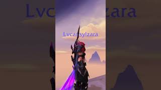 MIDNIGHT HUNTER VOID TRANSMOG WoW #worldofwarcraft #wow #shorts #warcraft #midnight #fyp #cz