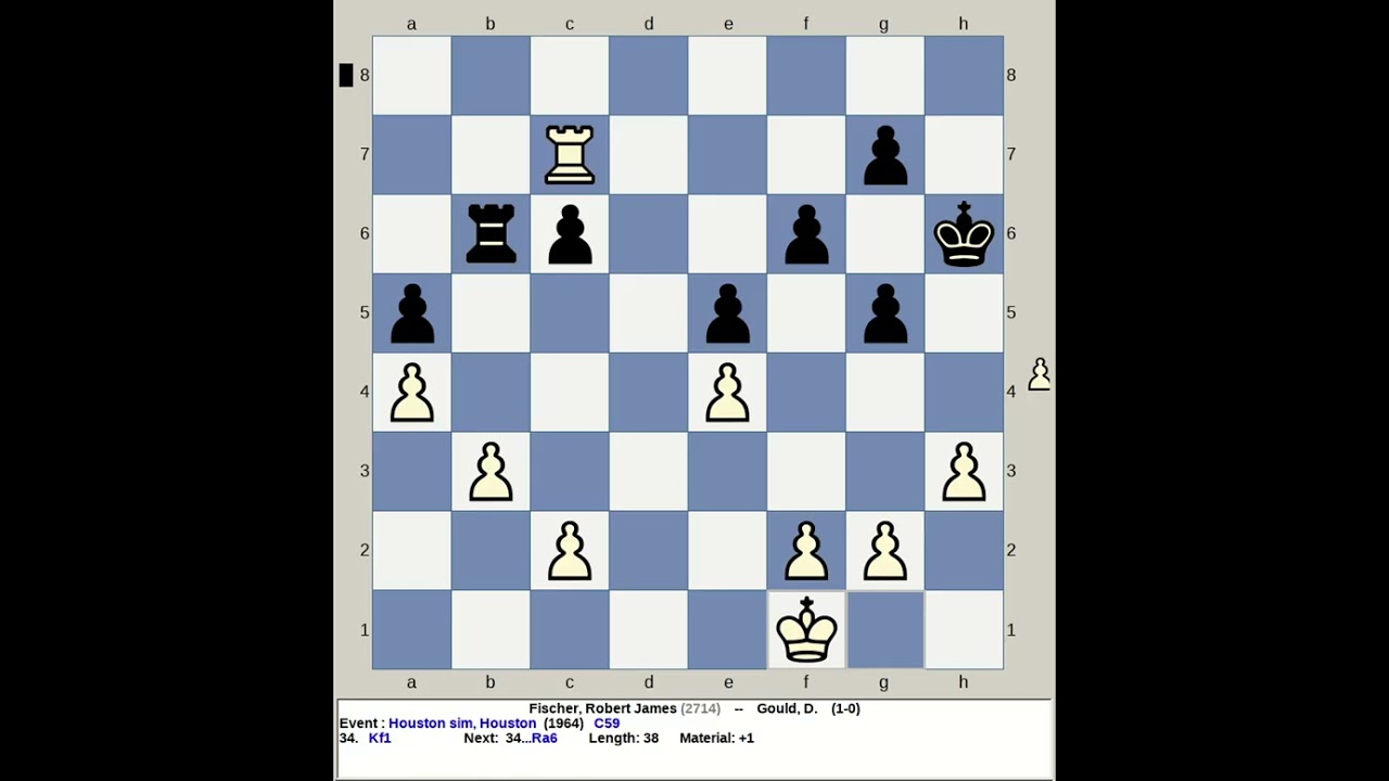 Fischer, Robert James vs Gould, D  | Houston Simul Chess 1964, USA