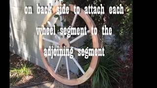 I wanted a nice wagon wheel for a Halloween prop, but not much available online (or was too expensive). So, using scrap lumber 
