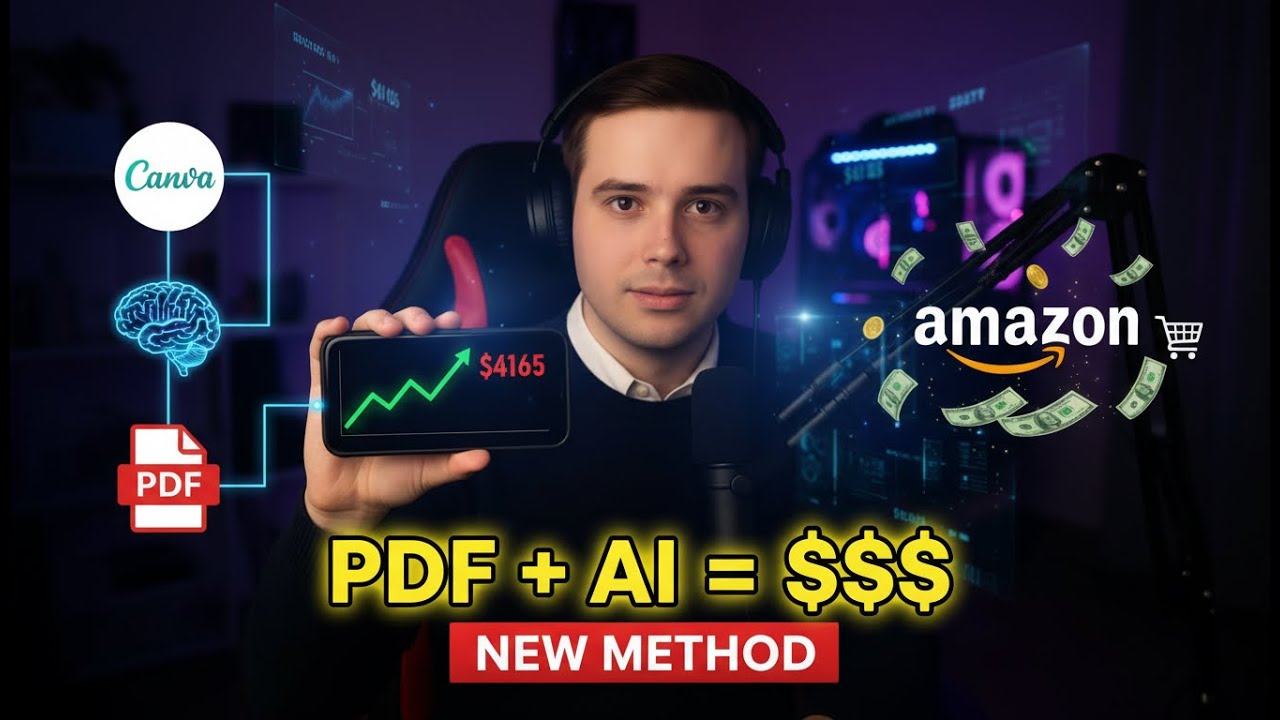 The New Way To Make Money With PDFs Using Canva Ai ($4,165+/Month)