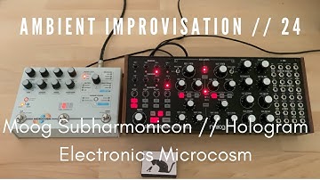 Ambient Improvisation // 24 // Moog Subharmonicon, Hologram Electronics Microcosm
