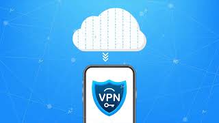 Secure VPN connection concept. Virtual private network connectivity overview. stock illustration. screenshot 2