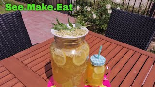 How to make Elderflower juice with honey