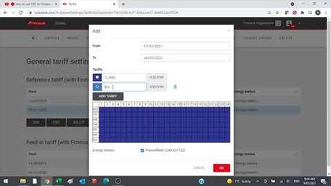 Fronius Smart Meter Tariffs Video