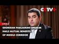 Georgian Parliament Speaker Hails Mutual Benefits of Middle Corridor