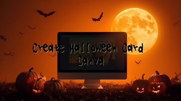 🎃 How to Create a Spooky Halloween Invitation Card in Canva | Step-by-Step Tutorial