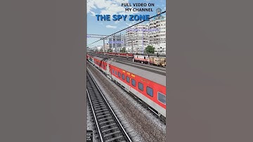 Sealdah raj parallel with danno exp at Dum Dum #msts #indiantrains #shorts #trainzsimulator