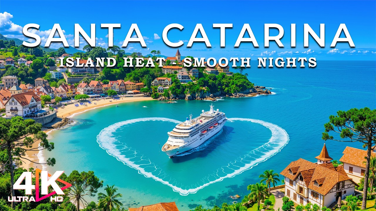 Santa Catarina 2026 4K 🇧🇷 Stunning Coastlines, Turquoise Beaches & Hidden Coves | Drone Adventure