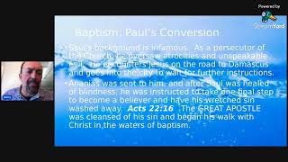 Famous Kerry's Korner LIVESTREAM: A Study of Baptism - Examples Net Worth