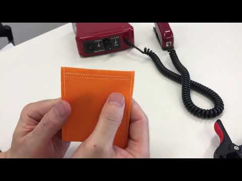 Ultrasonic dot-line sealer L-QP-01/ Non-woven pouch 2 lines sealing