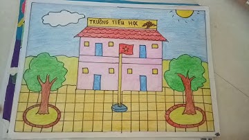 Vẽ Trường tiểu học