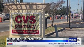 Man in custody after Pensacola armed robbery
