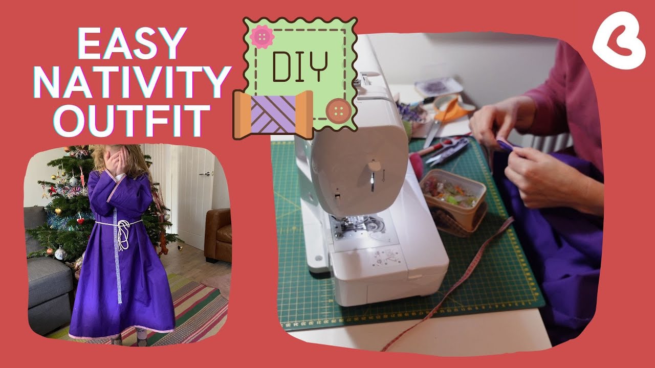 Easy way to sew nativity play outfit How to sew Traveller/Shepherd