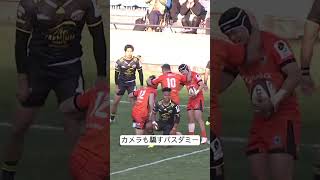 S東京ベイ 元ニュージーランド代表ショーン・スティーブンソンが密集脇をブレイクして作ったチャンスリカス・プレトリアスがしなやかなランでフィニッシュ🏃‍♂️💨#NTTリーグワン #リーグワン