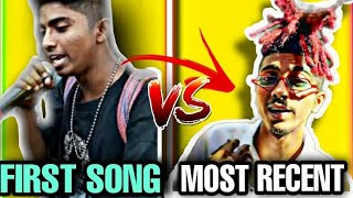 RAPPERS FIRST SONG VS RAPPERS MOST RECENT SONG | [INDIAN HIP HOP] 2021