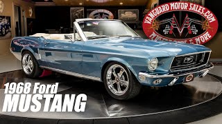1968 Ford Mustang Convertible Restomod For Sale Vanguard Motor Sales
