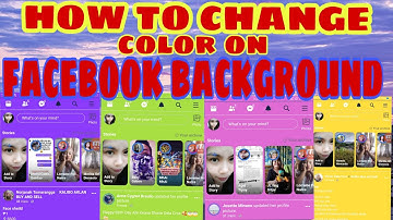 How to change color on FACEBOOK BACKGROUND|paano mag pink,purple,yellow at green mode fb background