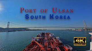 4K Timelapse Port Of Ulsan, South Korea