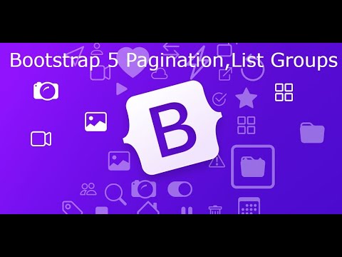 Bootstrap 5 Pagination | List Groups | BS5 Examples | BS5 Tutorials ...