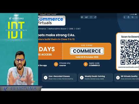Commerce Virtuals - Complete Prep for Class 11th/12th | CBSE and MH Board