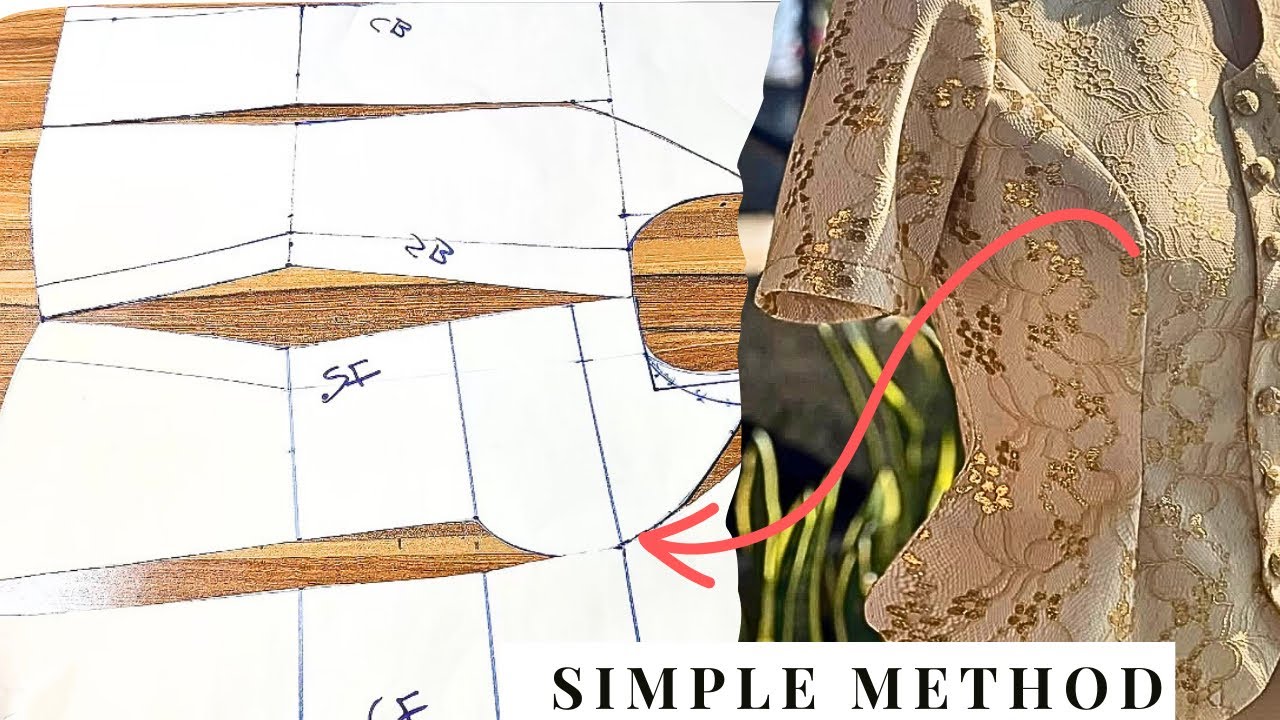 How to Draft a princess dart bustier the simple way | Beginners Friendly 