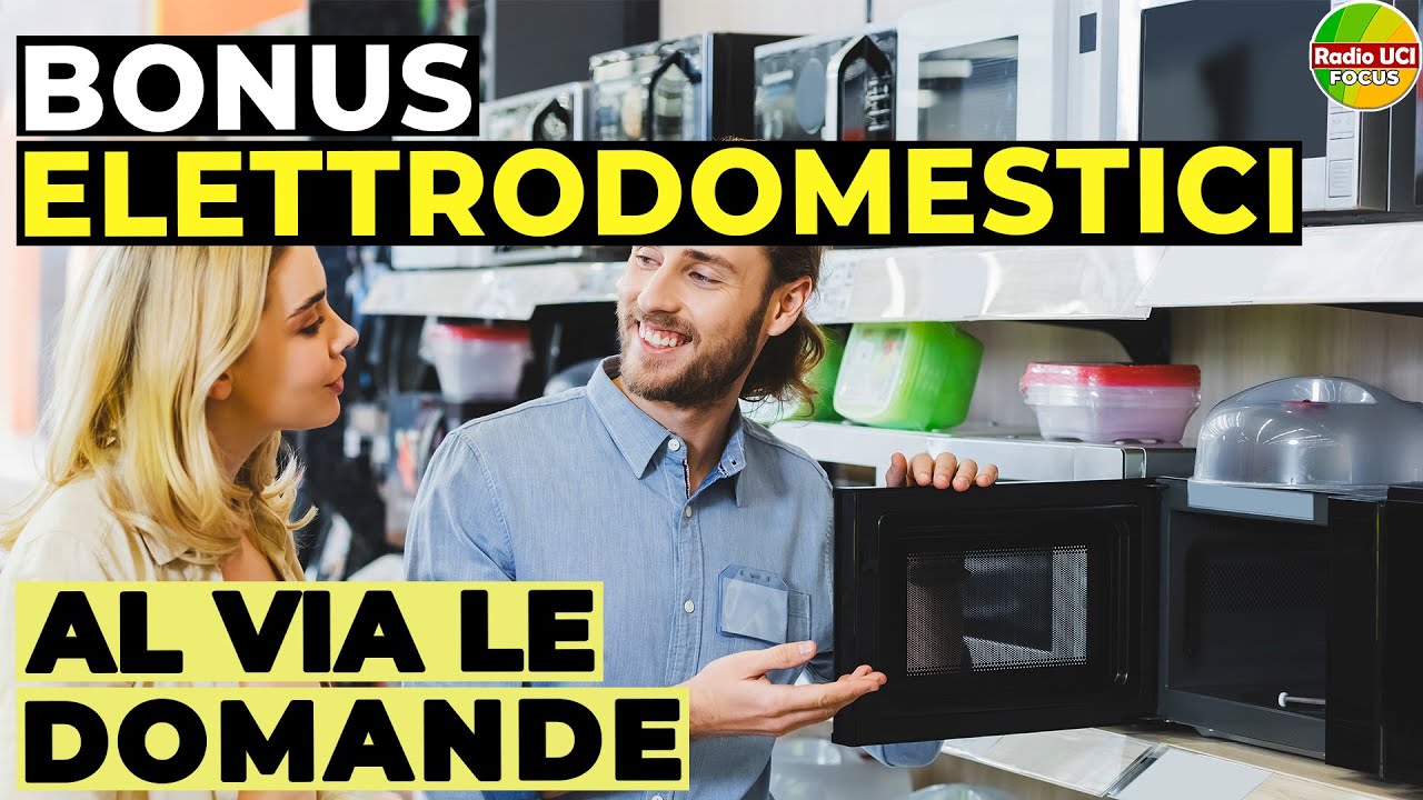 BONUS ELETTRODOMESTICI fino a 200 euro: Al via le DOMANDE!