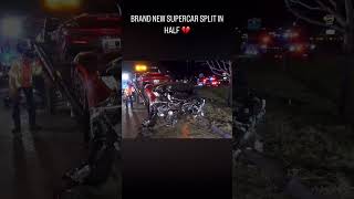 Maserati cut in half at 100mph! 😳