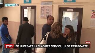 Se Lucreaza La Cladirea Serviciului De Pasapoarte