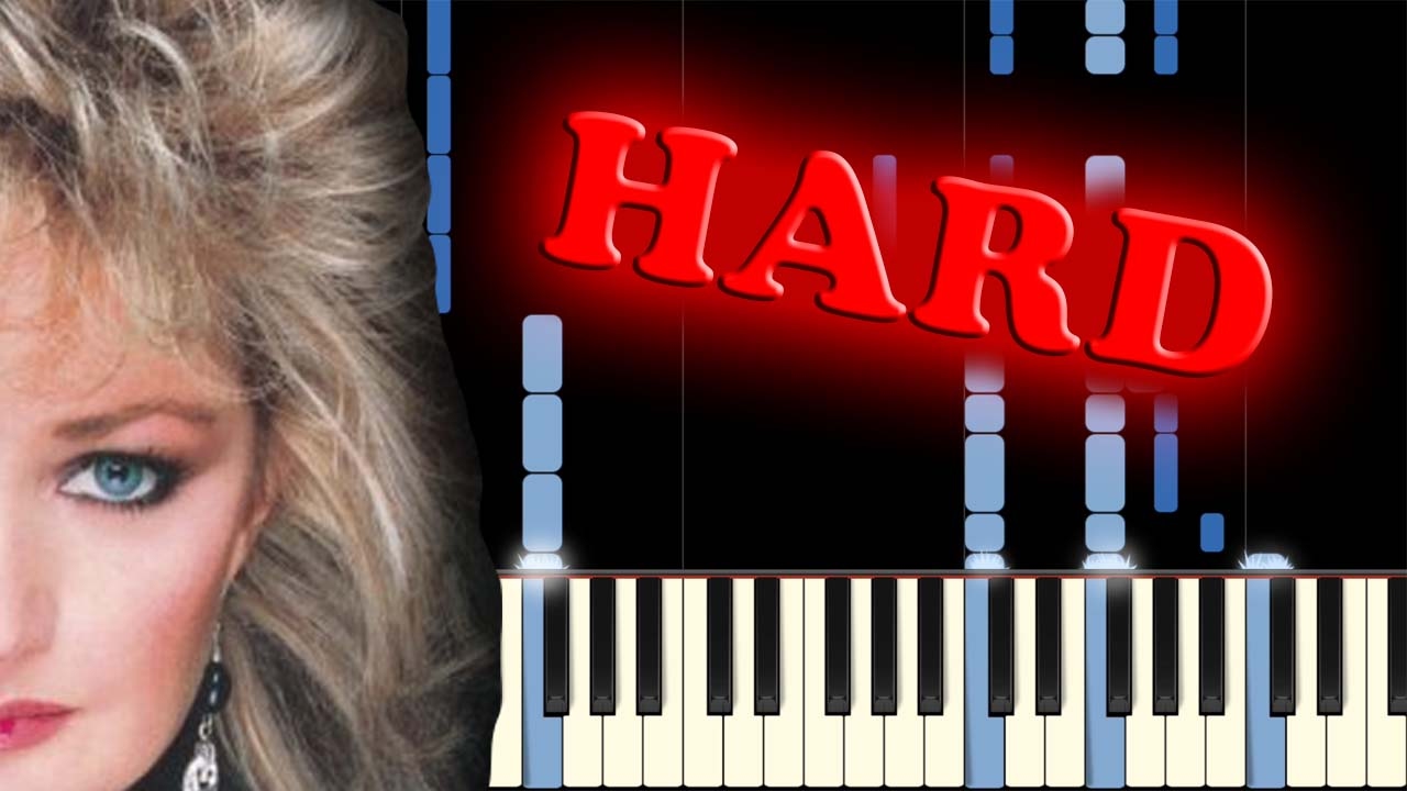 BONNIE TYLER - TOTAL ECLIPSE OF THE HEART - Piano Tutorial