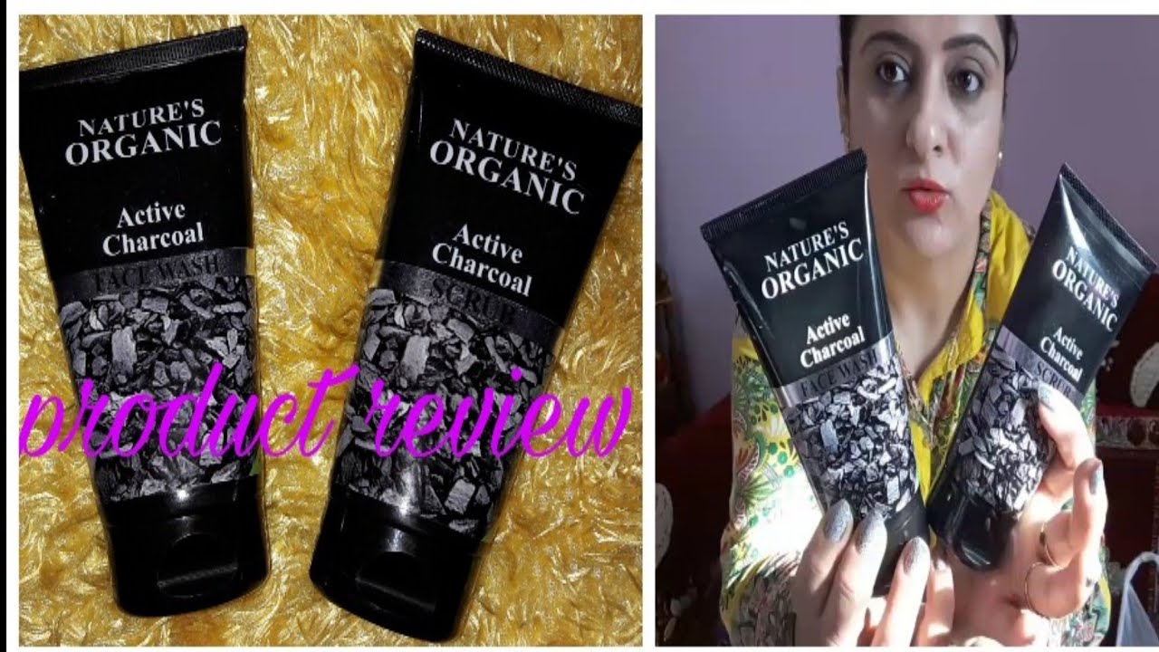 nature's charcoal face wash