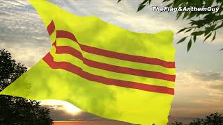 Flag and anthem of South Vietnam (1955-1975) [CC]