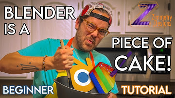 Blender is a Piece of Cake! 🍰 Beginner Tutorial