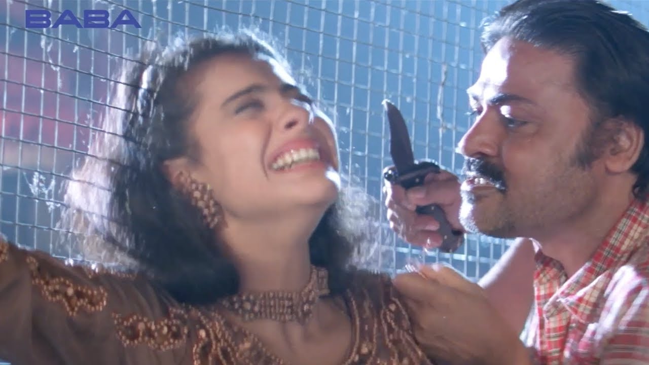 उस दिन बहुत चिल्ला रही थी आज बोल देखता हूँ कौन बचाने आता है  | Aamir Khan Save Kajol Form Ishq Movie