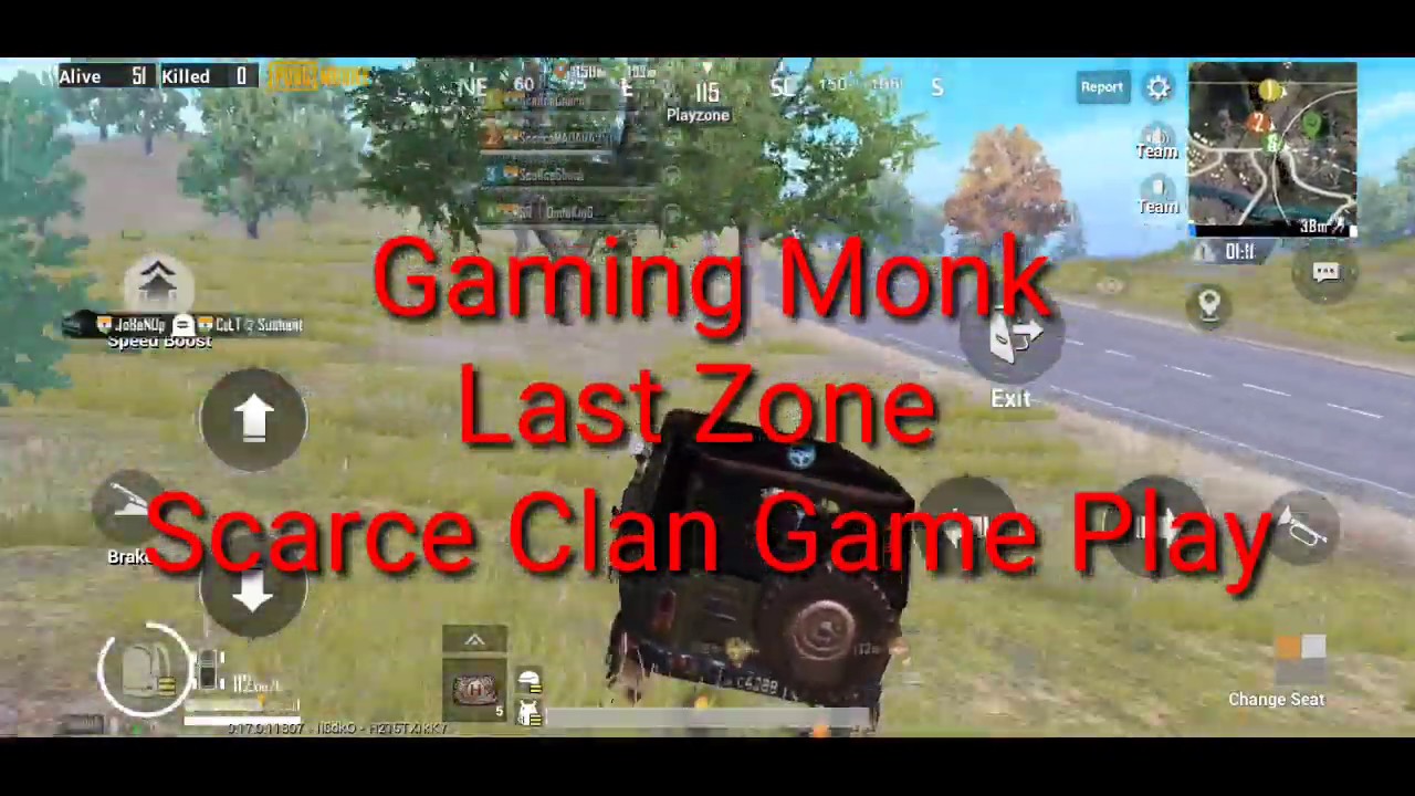 Gaming Monk Squad Premium Match Last Zone Fight Pubg Mobile 